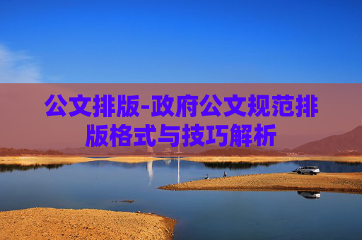 公文排版-政府公文规范排版格式与技巧解析